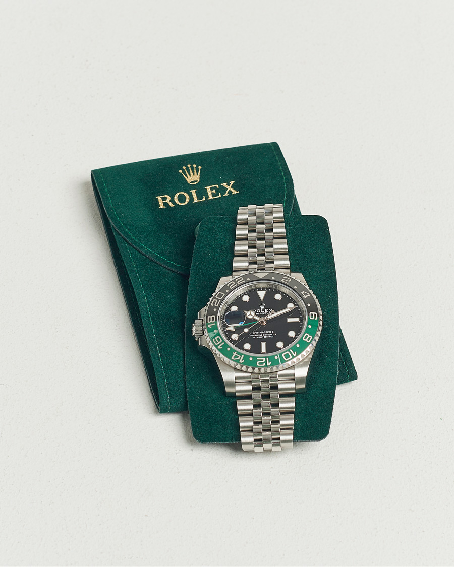 Heren | Rolex Pre-Owned GMT-Master II Sprite 126720VTNR Silver | Rolex Pre-Owned | GMT-Master II Sprite 126720VTNR Silver