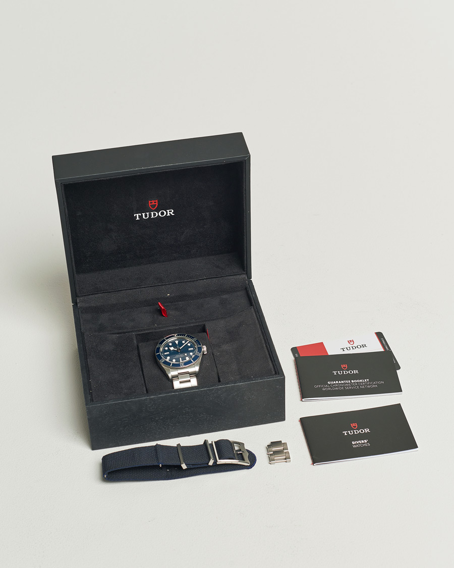 Heren | Tudor Pre-Owned Black Bay Fifty-Eight 79030B Steel Blue Silver | Tudor Pre-Owned | Black Bay Fifty-Eight 79030B Steel Blue Silver