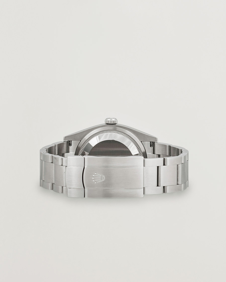 Heren | Rolex Pre-Owned Oyster Perpetual 36 126000 Steel Green Silver | Rolex Pre-Owned | Oyster Perpetual 36 126000 Steel Green Silver