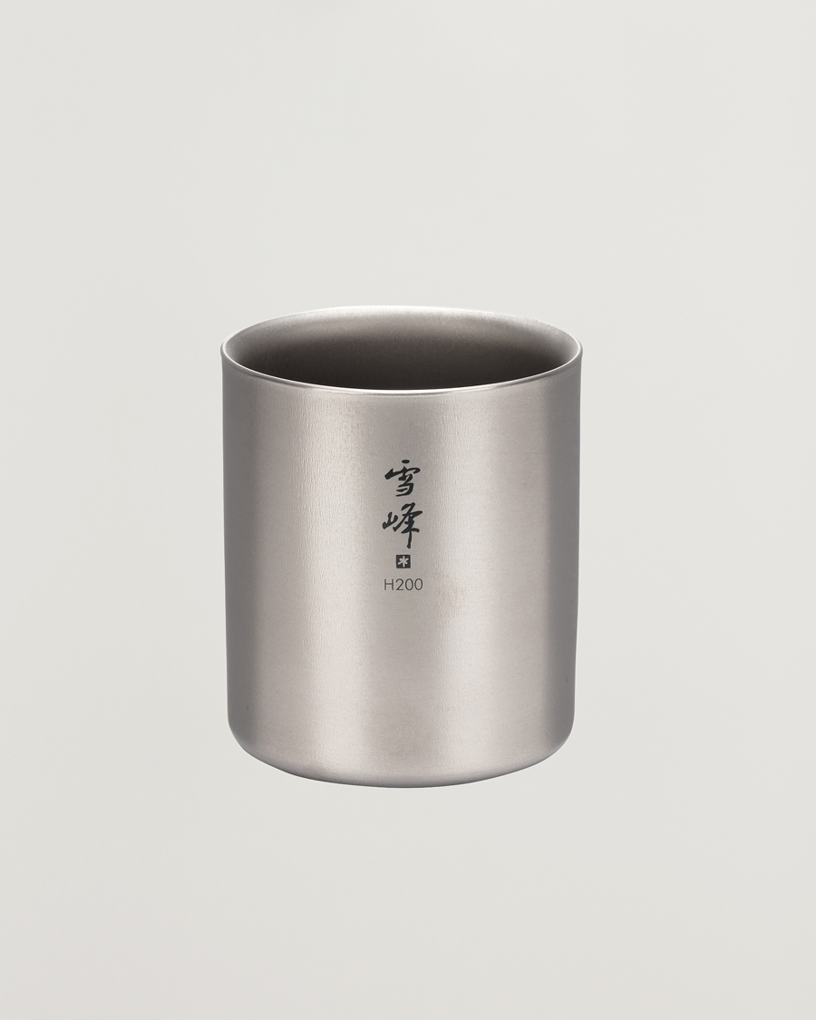 Heren | Outdoor living | Snow Peak | Double Wall Stacking Mug 200 Titanium