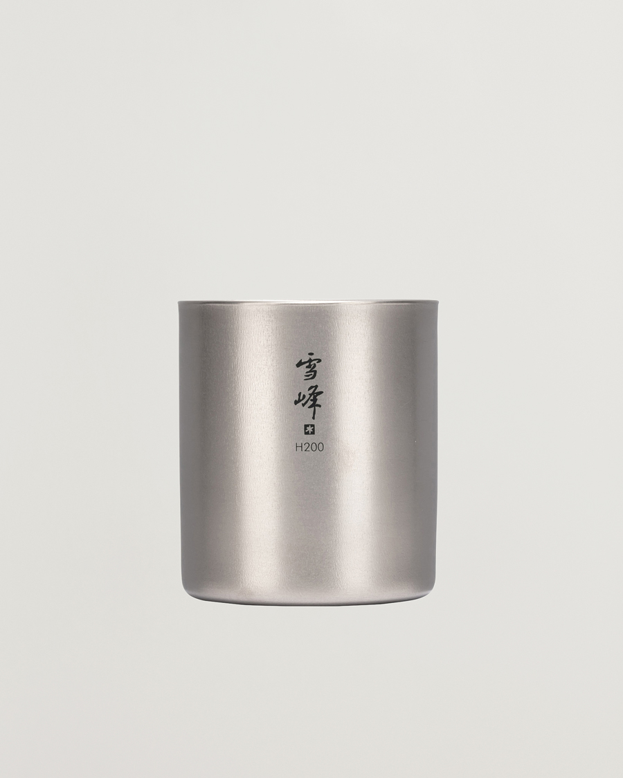 Heren | Outdoor living | Snow Peak | Double Wall Stacking Mug 200 Titanium