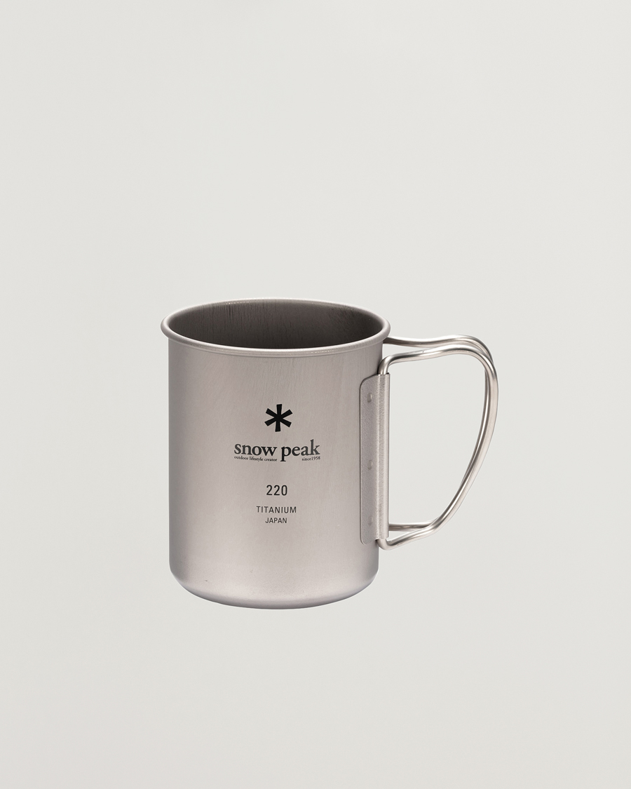 Heren | Outdoor living | Snow Peak | Single Wall Mug 220 Titanium