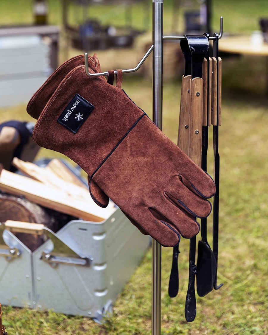 Heren | Outdoor living | Snow Peak | Fireside Gloves Brown