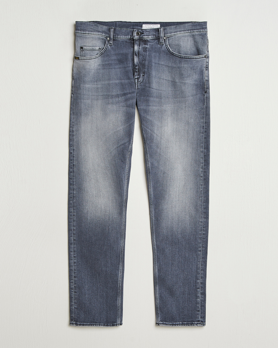 Heren | Jeans | Tiger of Sweden | Pistolero Stretch Cotton Jeans Prime Washed Black