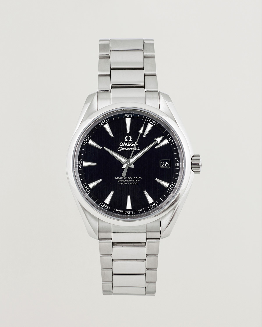 Heren | Omega Pre-Owned Seamaster Aqua Terra Silver | Omega Pre-Owned | Seamaster Aqua Terra Silver