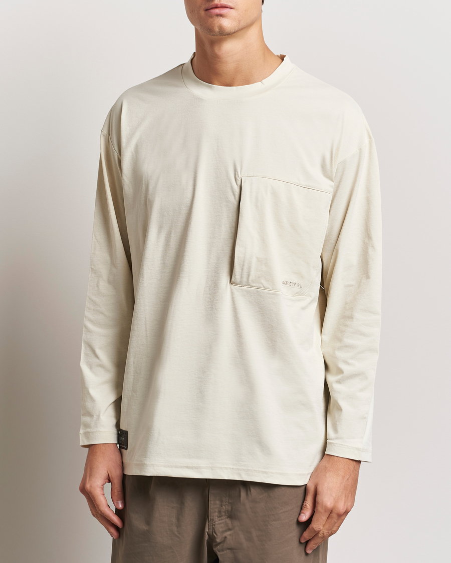 Heren | T-shirts | Oakley | FGL Scratch Long Sleeve T-Shirt Bone