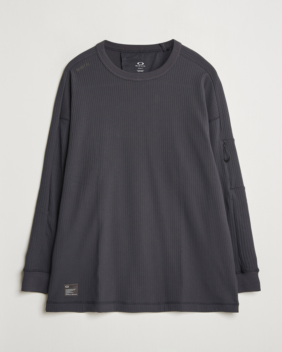 Heren | T-shirts | Oakley | FGL Static Long Sleeve T-Shirt Phantom