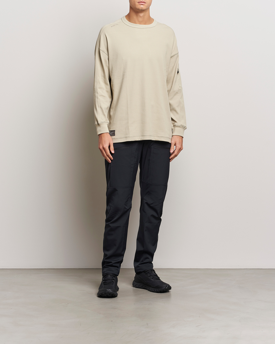 Heren | T-shirts | Oakley | FGL Static Long Sleeve T-Shirt Desert Sand