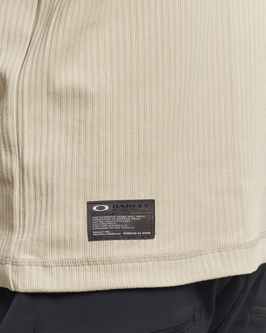 Heren | T-shirts | Oakley | FGL Static Long Sleeve T-Shirt Desert Sand