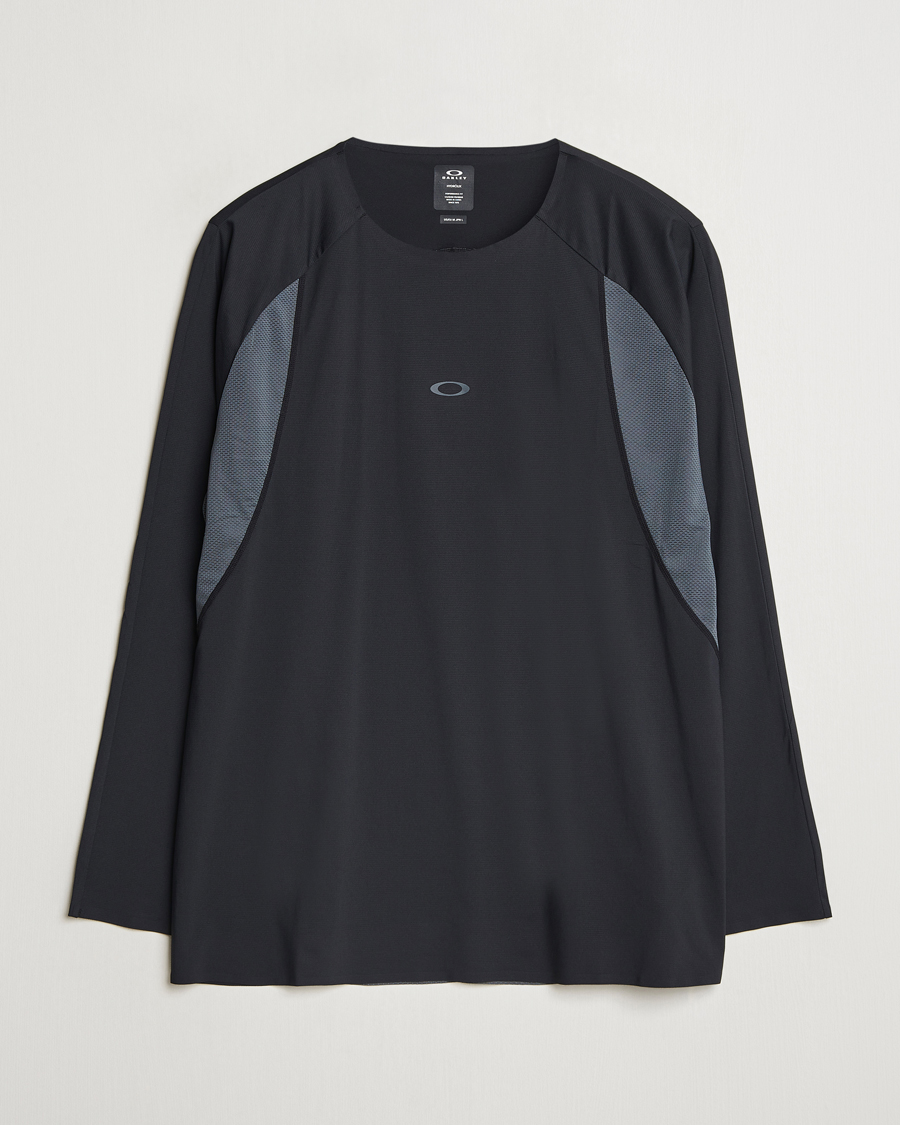 Heren | T-shirts | Oakley | Pursuit Pro Long Sleeve T-Shirt Blackout