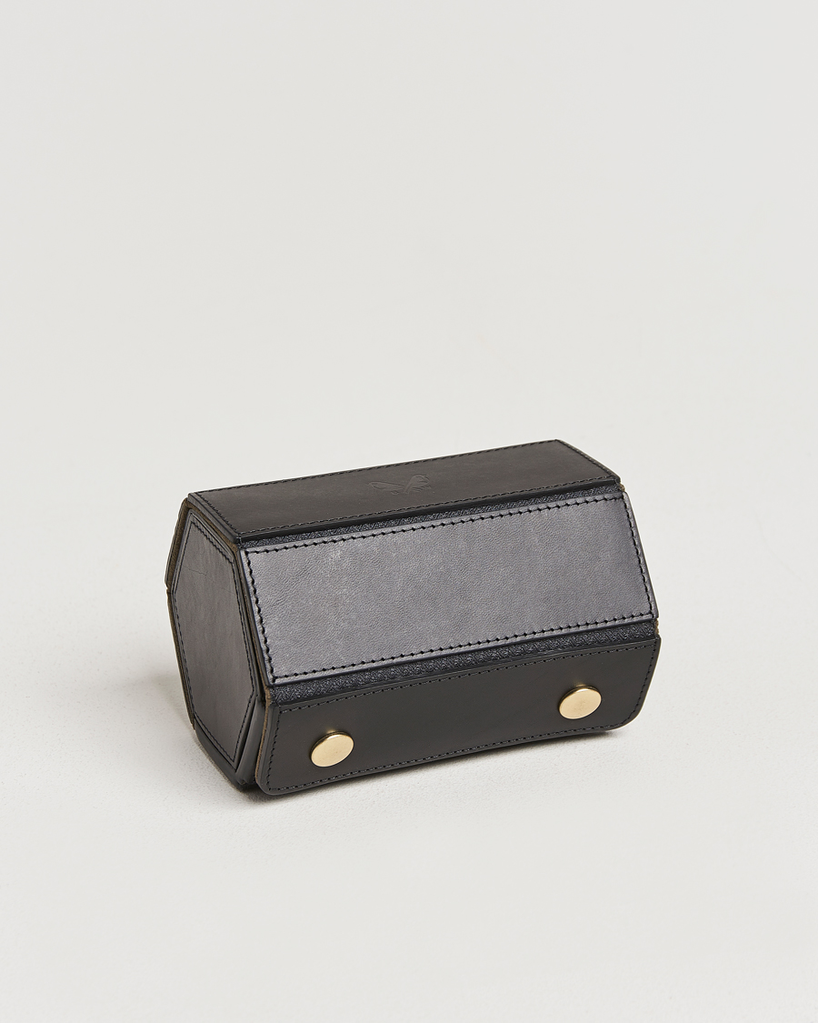 Heren | Horloge opwinders en dozen | Bennett Winch | Double Watch Roll Black