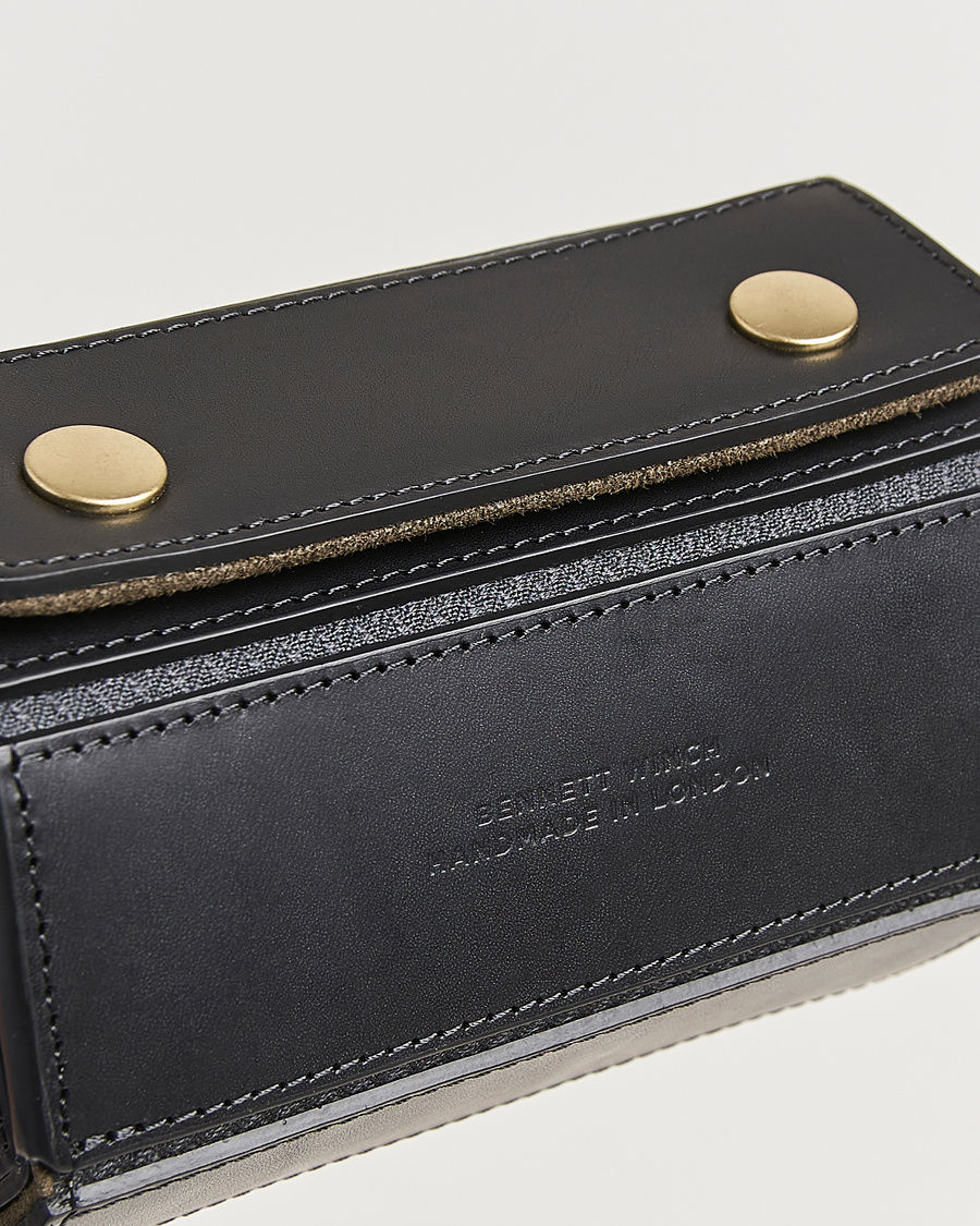 Heren | Horloge opwinders en dozen | Bennett Winch | Double Watch Roll Black