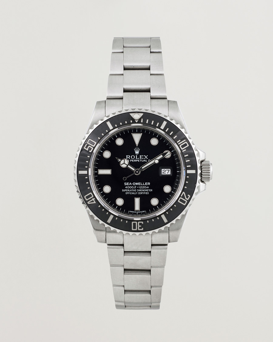 Heren | Rolex Pre-Owned Sea-Dweller 4000 116600 Silver | Rolex Pre-Owned | Sea-Dweller 4000 116600 Silver