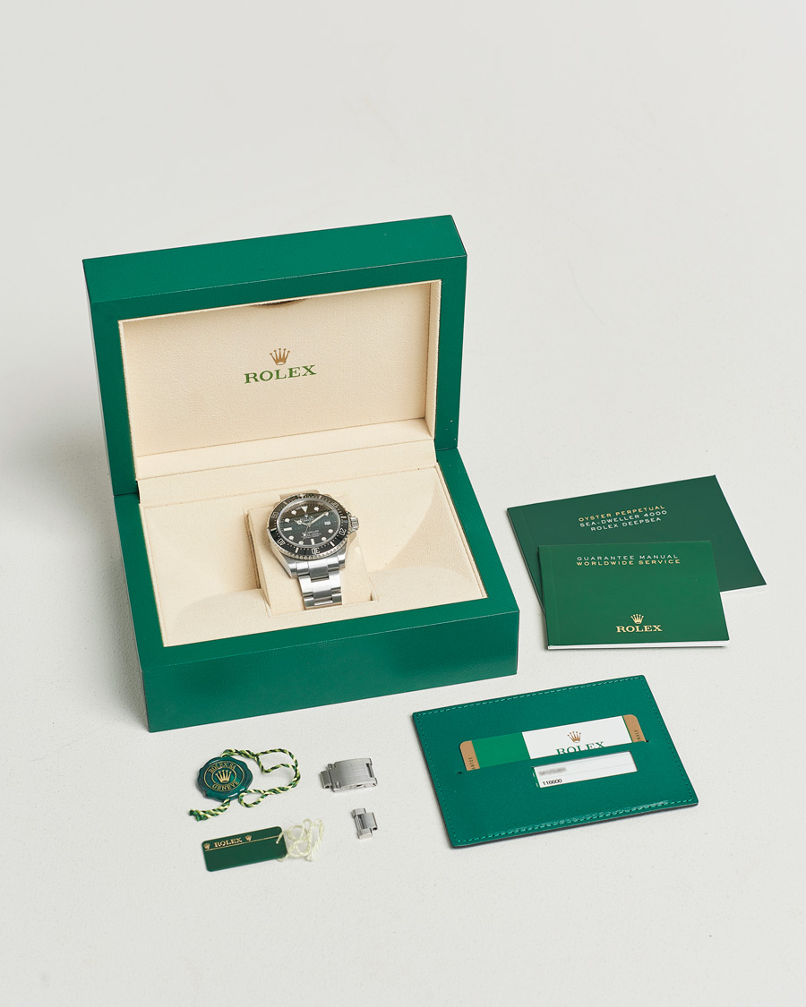 Heren | Rolex Pre-Owned Sea-Dweller 4000 116600 Silver | Rolex Pre-Owned | Sea-Dweller 4000 116600 Silver