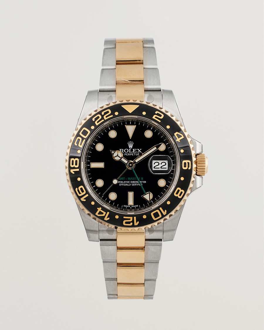 Heren | Rolex Pre-Owned GMT-Master II 116713LN Silver | Rolex Pre-Owned | GMT-Master II 116713LN Silver