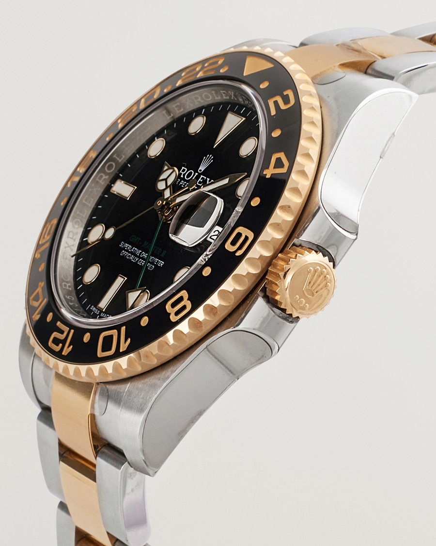 Heren | Rolex Pre-Owned GMT-Master II 116713LN Silver | Rolex Pre-Owned | GMT-Master II 116713LN Silver