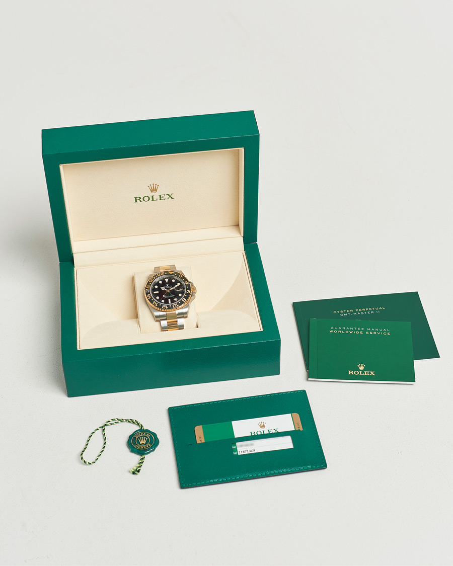 Heren | Rolex Pre-Owned GMT-Master II 116713LN Silver | Rolex Pre-Owned | GMT-Master II 116713LN Silver