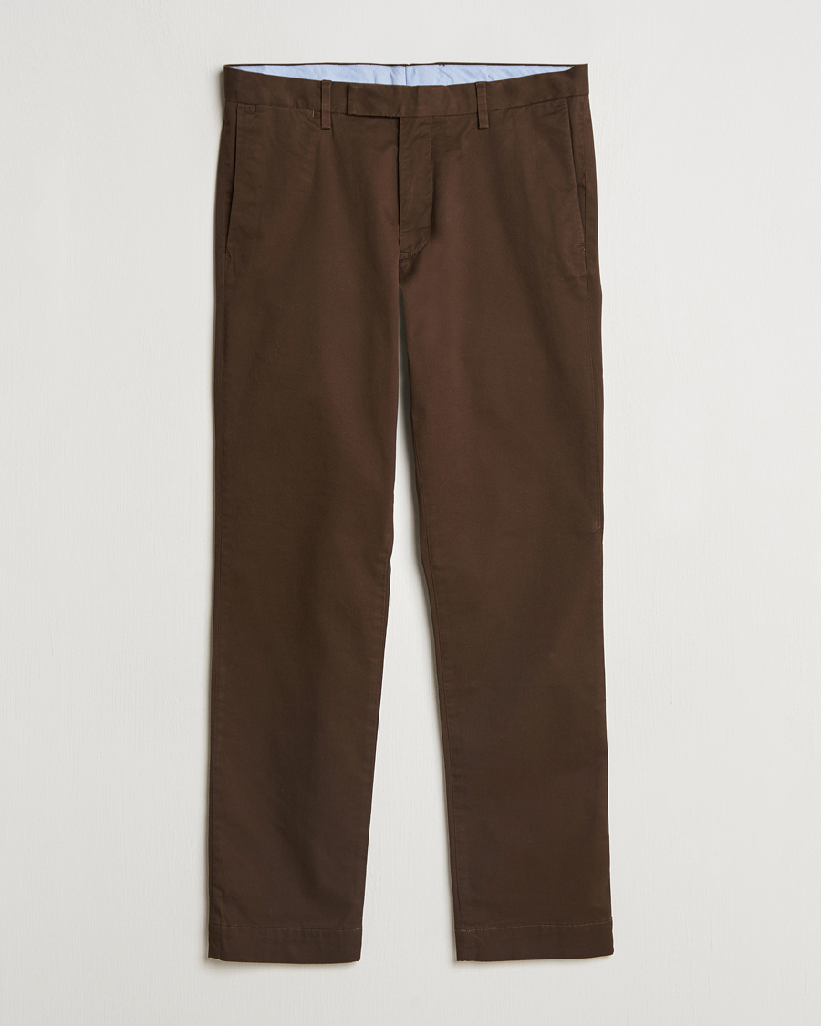 Heren | Broeken | Polo Ralph Lauren | Slim Fit Stretch Chinos Dark Brown