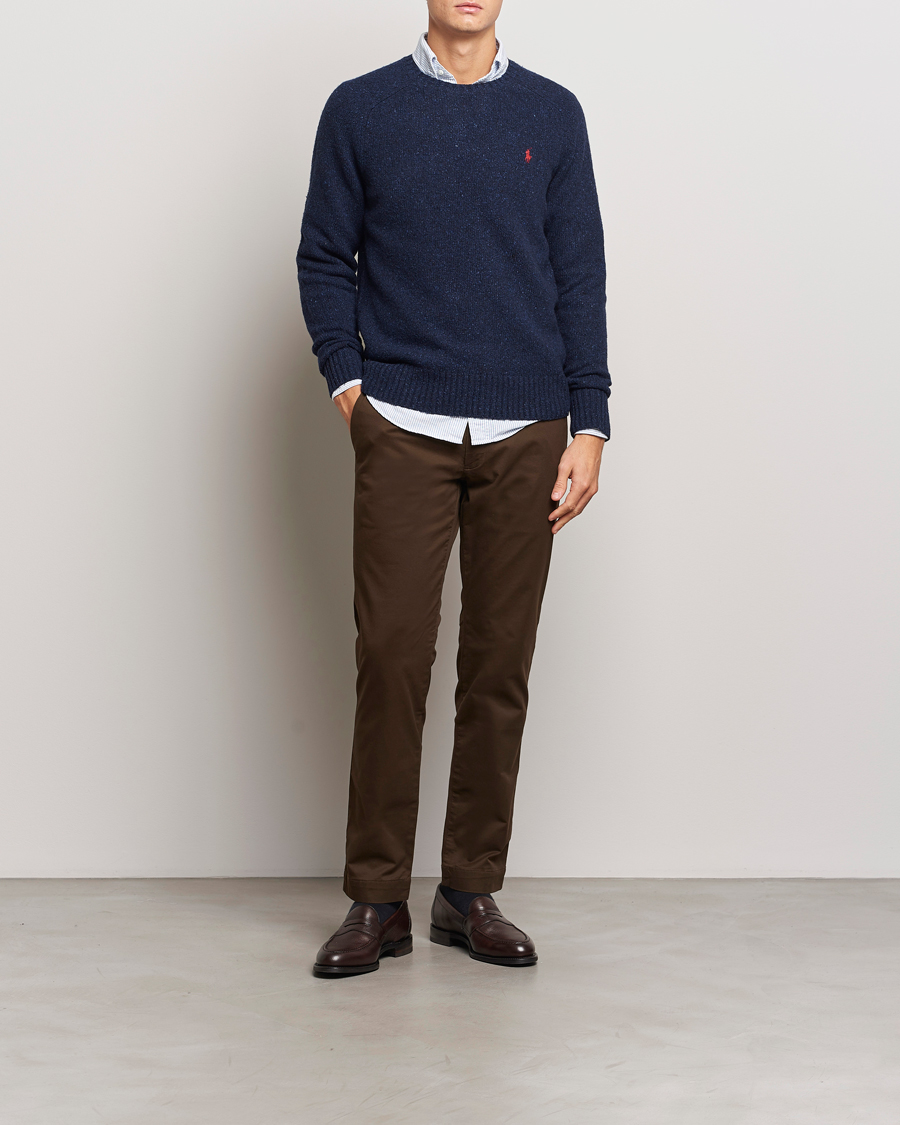 Heren | Broeken | Polo Ralph Lauren | Slim Fit Stretch Chinos Dark Brown