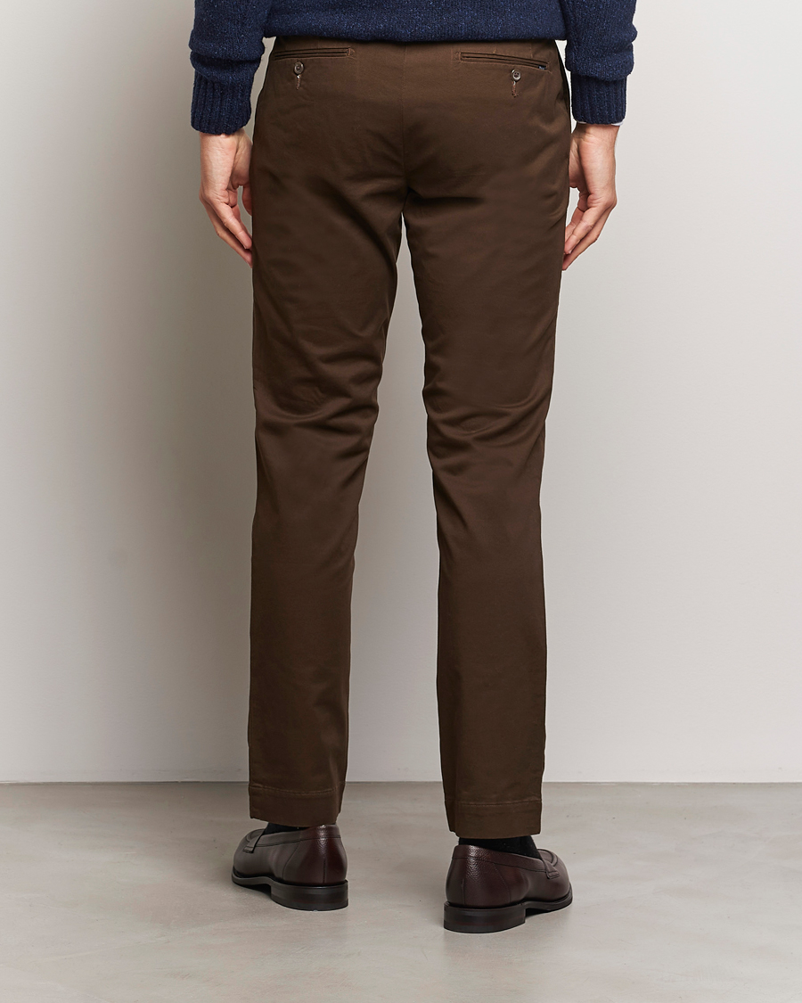 Heren | Broeken | Polo Ralph Lauren | Slim Fit Stretch Chinos Dark Brown