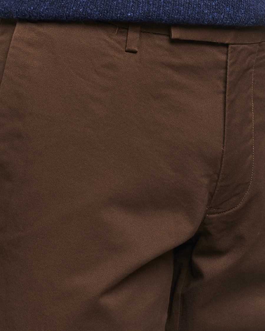 Heren | Broeken | Polo Ralph Lauren | Slim Fit Stretch Chinos Dark Brown