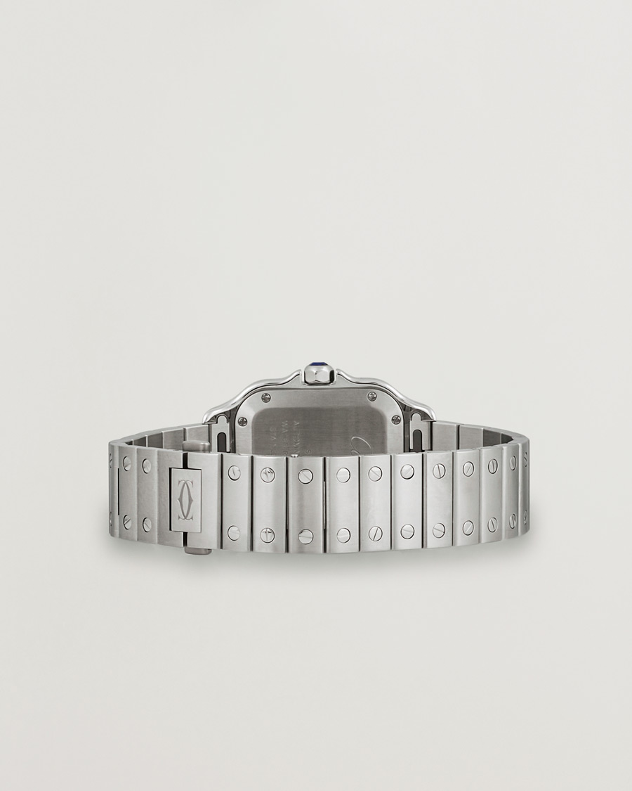 Heren | Cartier Pre-Owned Santos De Cartier WSSA0029 Silver | Cartier Pre-Owned | Santos De Cartier WSSA0029 Silver