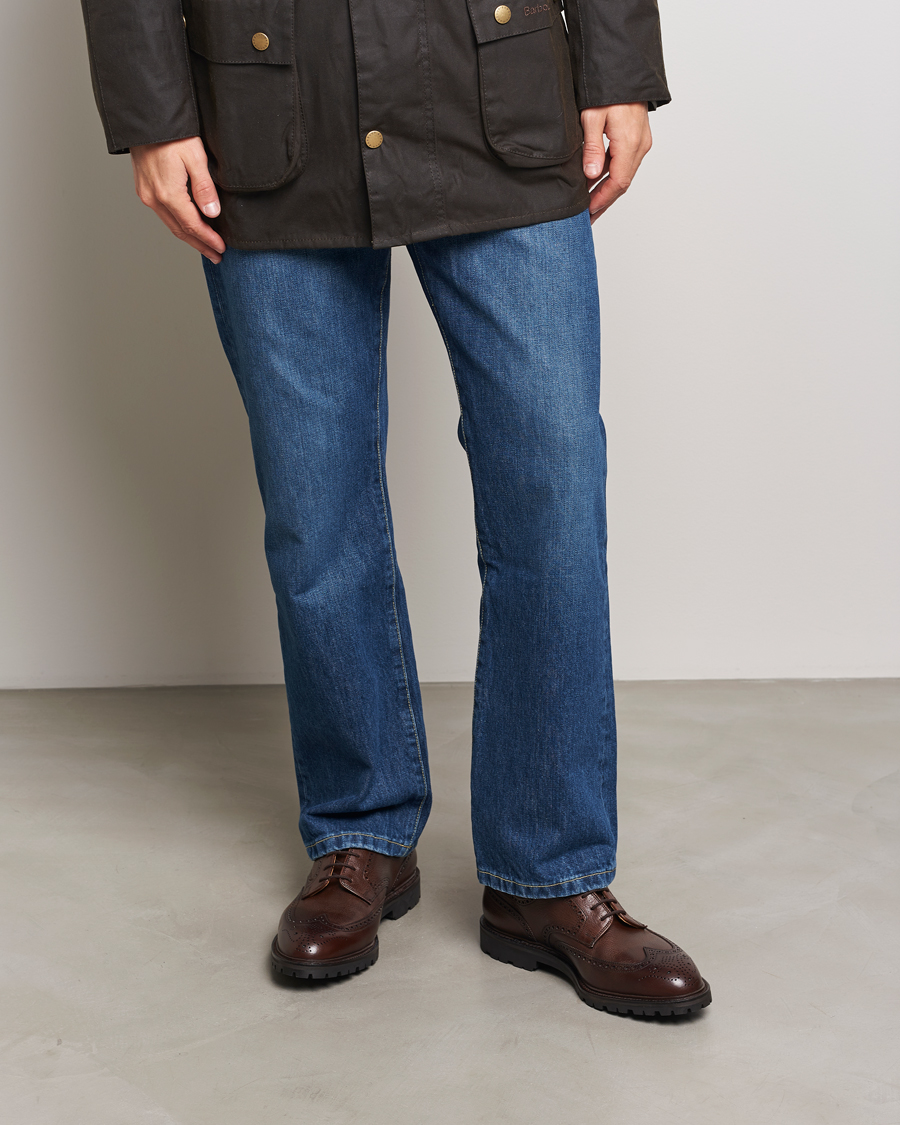 Heren | Brogues | Crockett & Jones x Tärnsjö Garveri | Crockett & Jones Pembroke Milled Grain Vibram Dark Brown