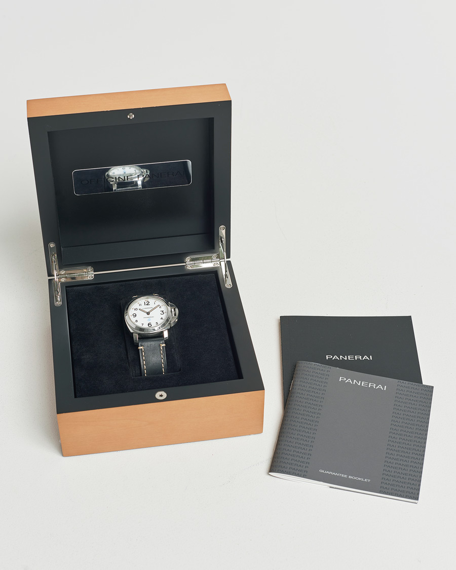 Heren | Panerai Pre-Owned Luminor Base Logo Silver | Panerai Pre-Owned | Luminor Base Logo Silver