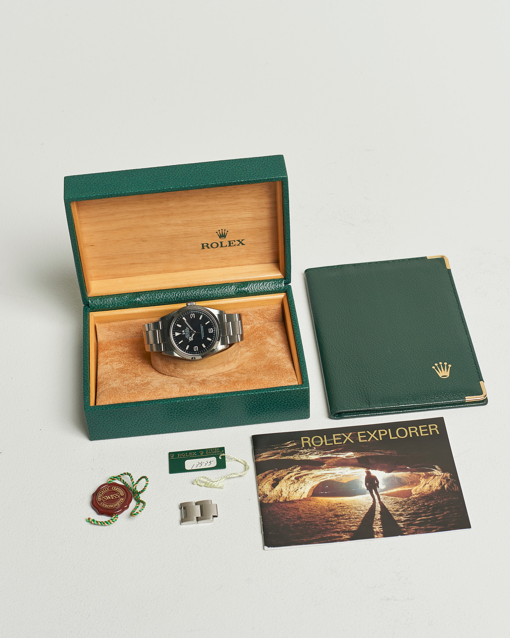 Heren | Rolex Pre-Owned Explorer 114270 Silver | Rolex Pre-Owned | Explorer 114270 Silver