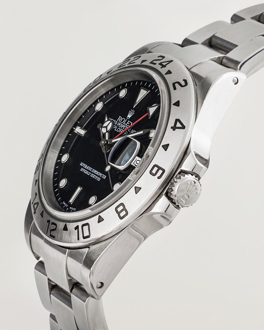 Heren | Rolex Pre-Owned Explorer II 16570 Silver | Rolex Pre-Owned | Explorer II 16570 Silver