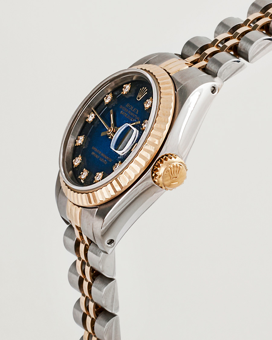 Heren | Rolex Pre-Owned Datejust 69173 Vignette Silver | Rolex Pre-Owned | Datejust 69173 Vignette Silver