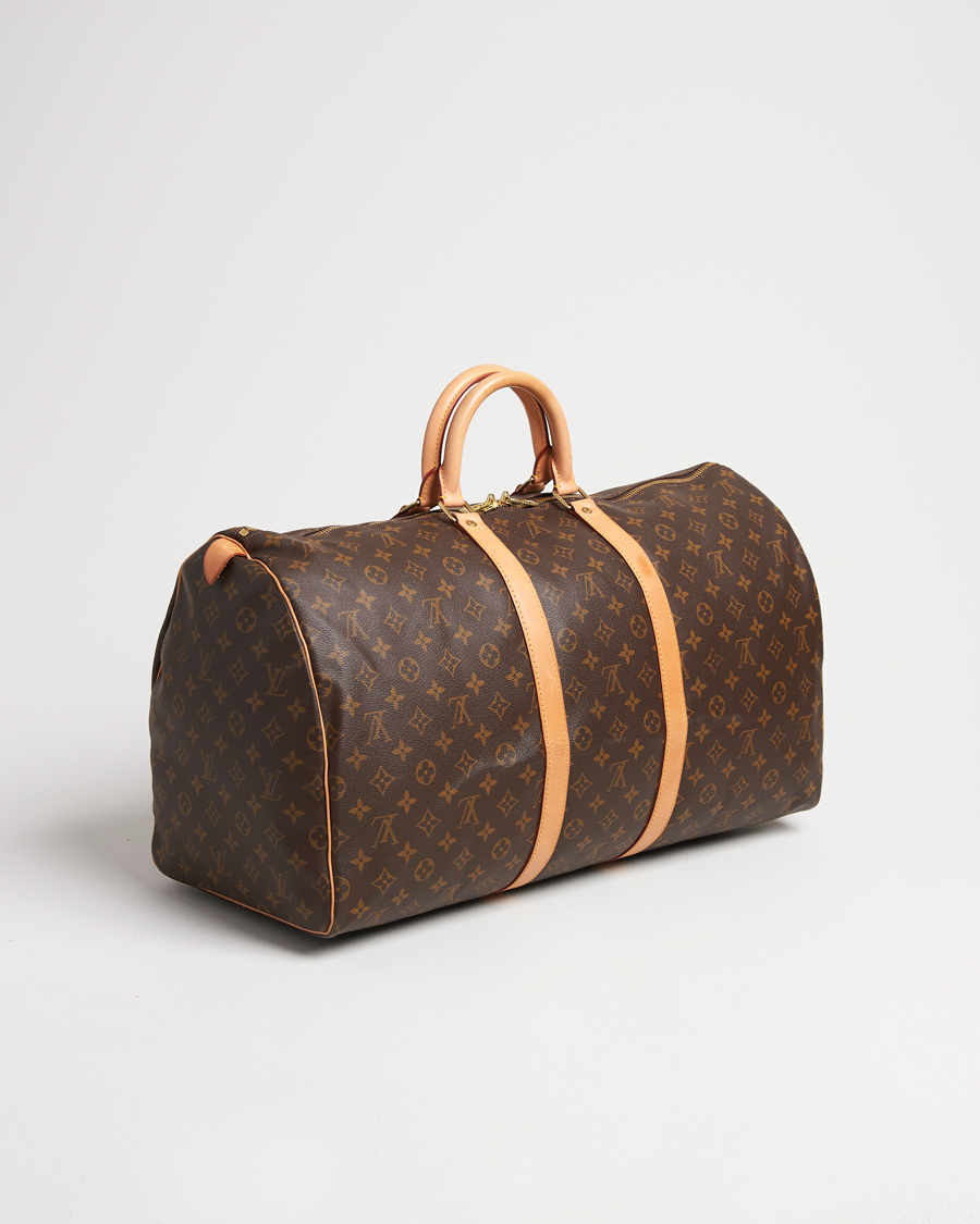 Heren | Louis Vuitton Pre-Owned Keepall 55 Monogram | Louis Vuitton Pre-Owned | Keepall 55 Monogram