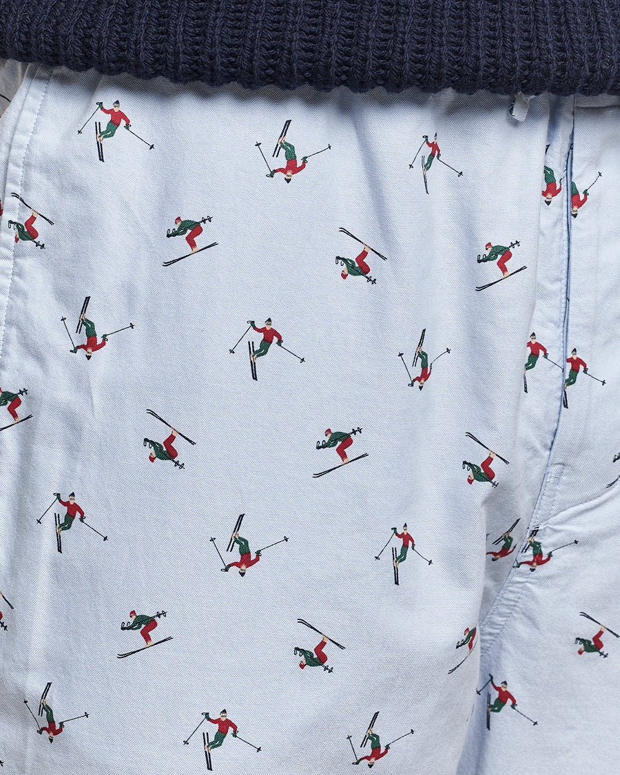 Heren | GANT Printed Skier Pyjama Pants Light Blue | GANT | Printed Skier Pyjama Pants Light Blue