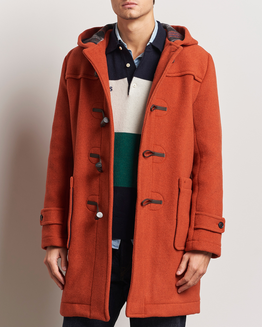 Heren | Jassen | Morris | Duffle Coat Orange