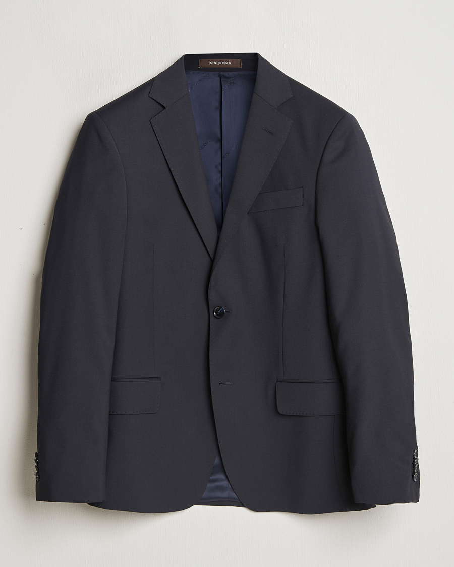 Heren | Blazers | Oscar Jacobson | Edmund Blazer Navy