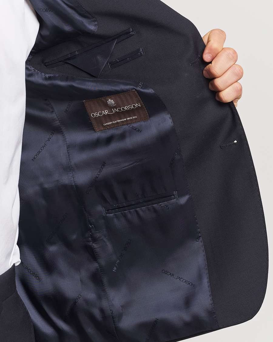 Heren | Blazers | Oscar Jacobson | Edmund Blazer Navy