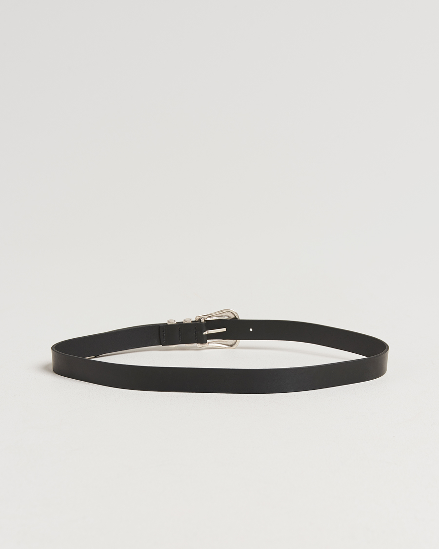 Heren | Riemen | Nudie Jeans | Western Silver Belt Black