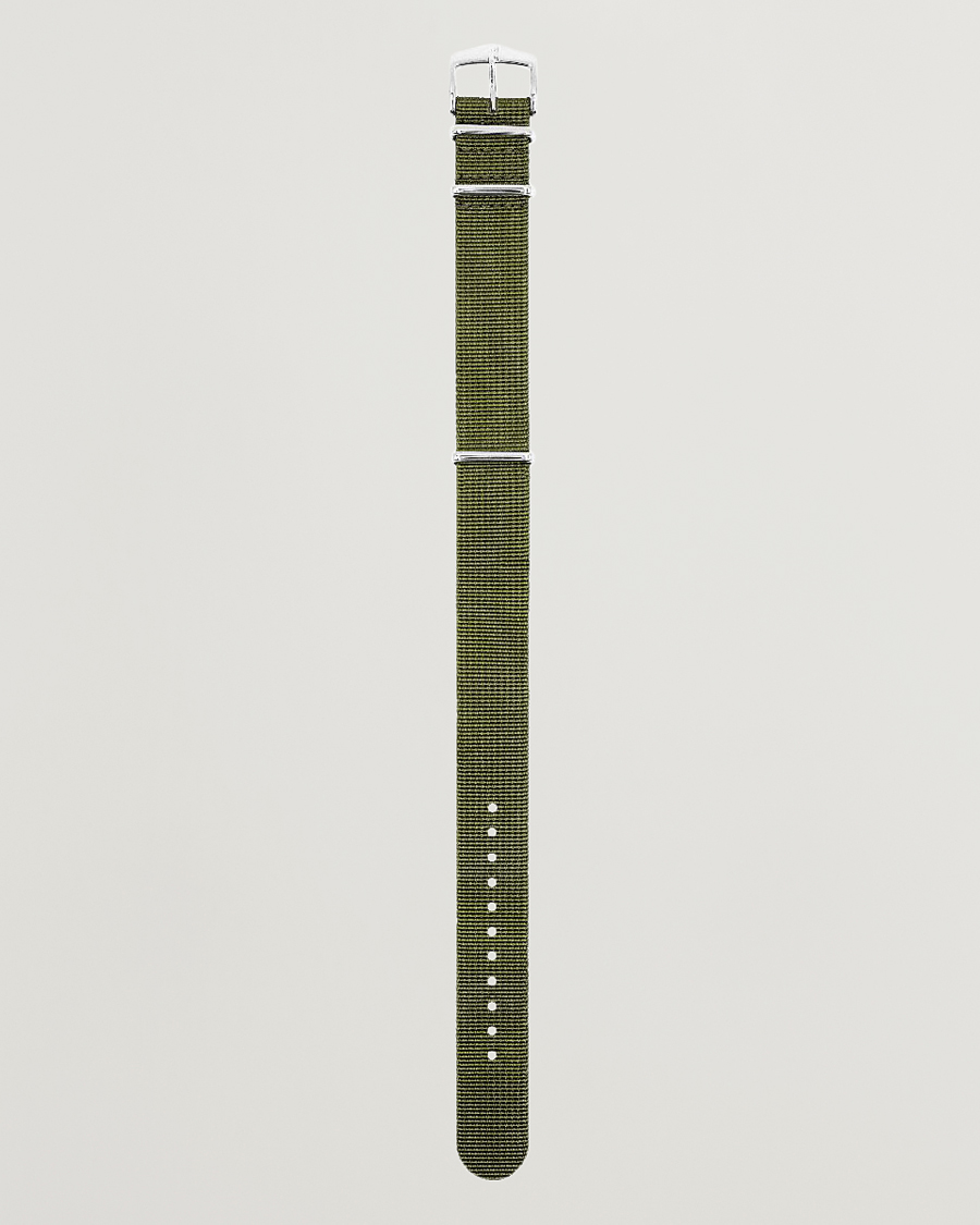 Heren | Horlogebandjes | HIRSCH | Rush Recycle Nato Watch Strap Green