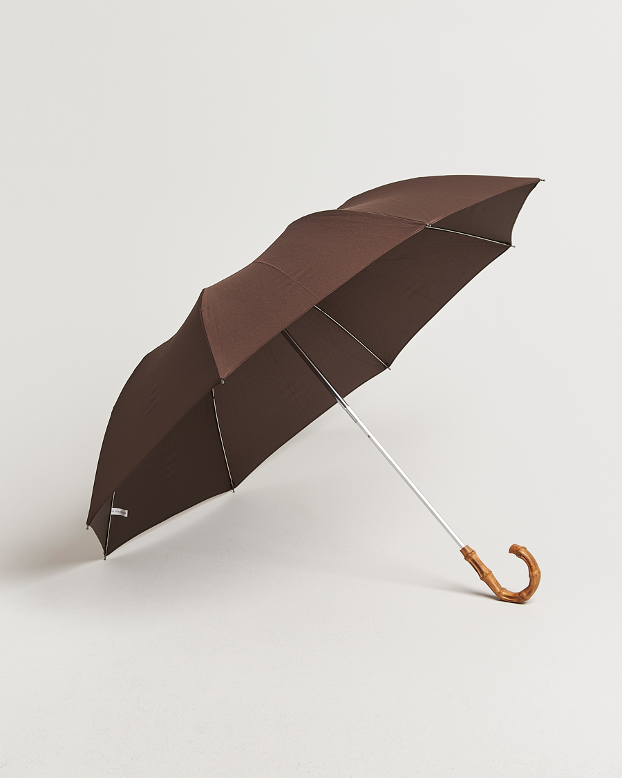 Heren | Paraplu's | Fox Umbrellas | Telescopic Umbrella Brown