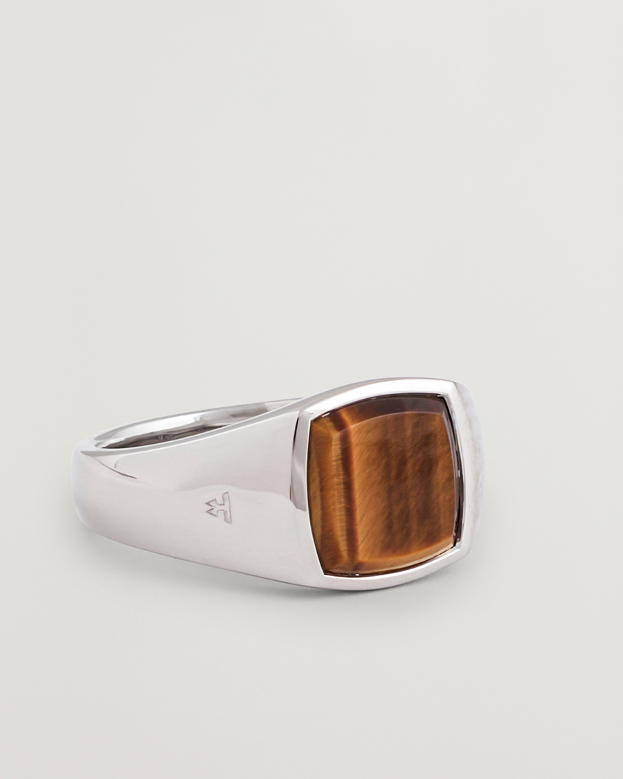 Heren | Sieraden | Tom Wood | Kay Ring Tiger Eye