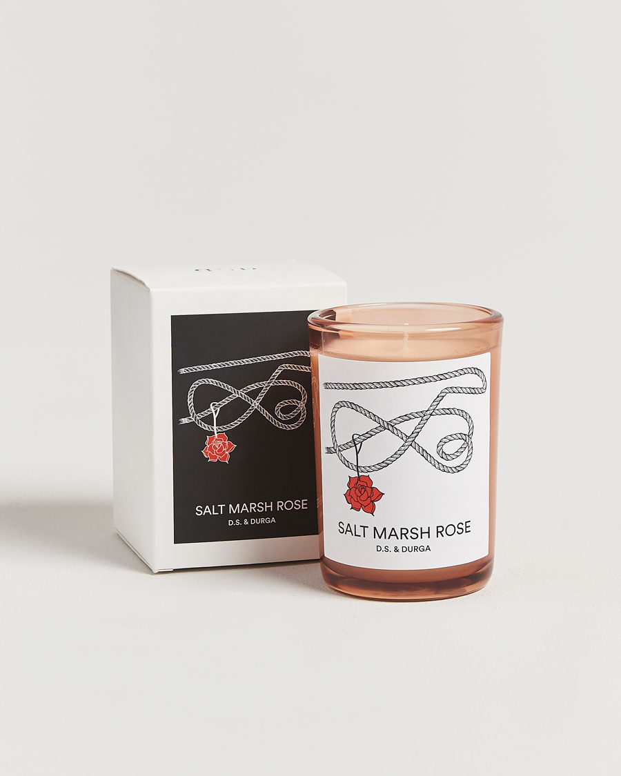 Heren | Geurkaarsen | D.S. & Durga | Salt March Rose Scented Candle 200g