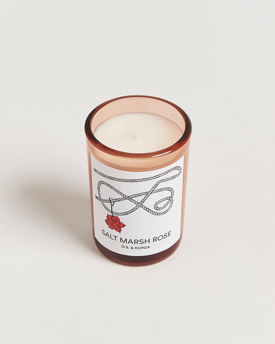 Heren | Geurkaarsen | D.S. & Durga | Salt March Rose Scented Candle 200g