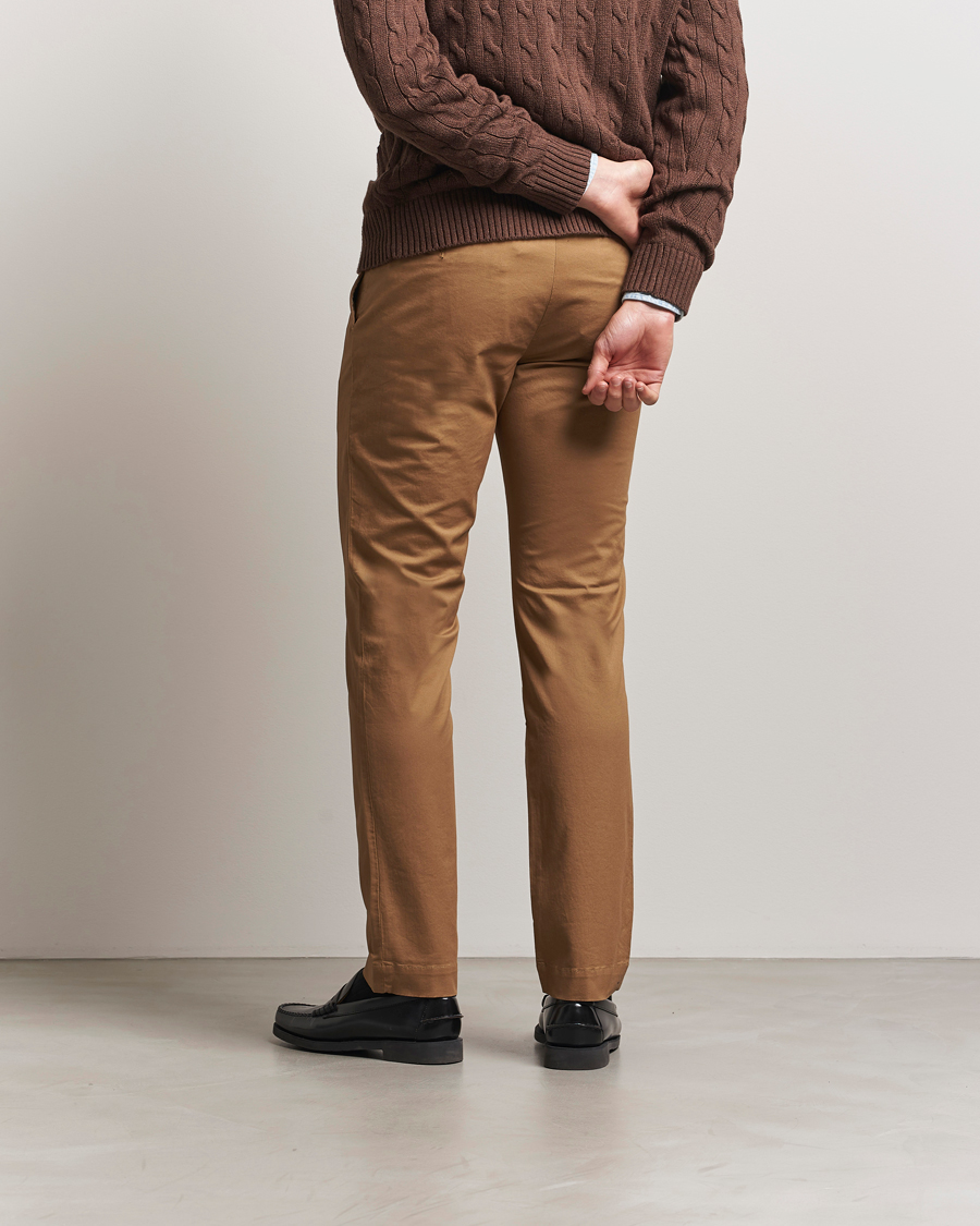 Heren | Broeken | Polo Ralph Lauren | Slim Fit Stretch Chinos Honey Brown