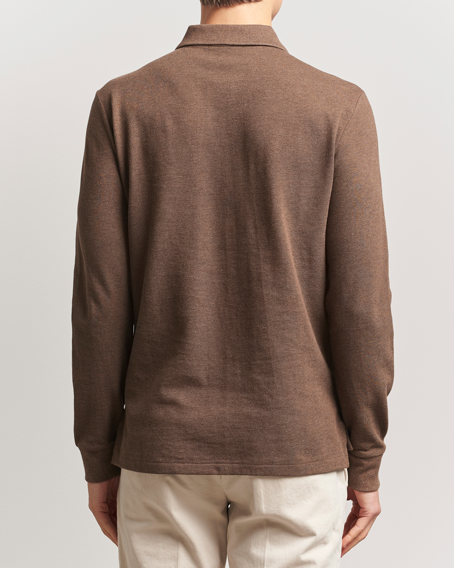 Heren | Truien | Polo Ralph Lauren | Custom Slim Fit Long Sleeve Polo Cedar Heather