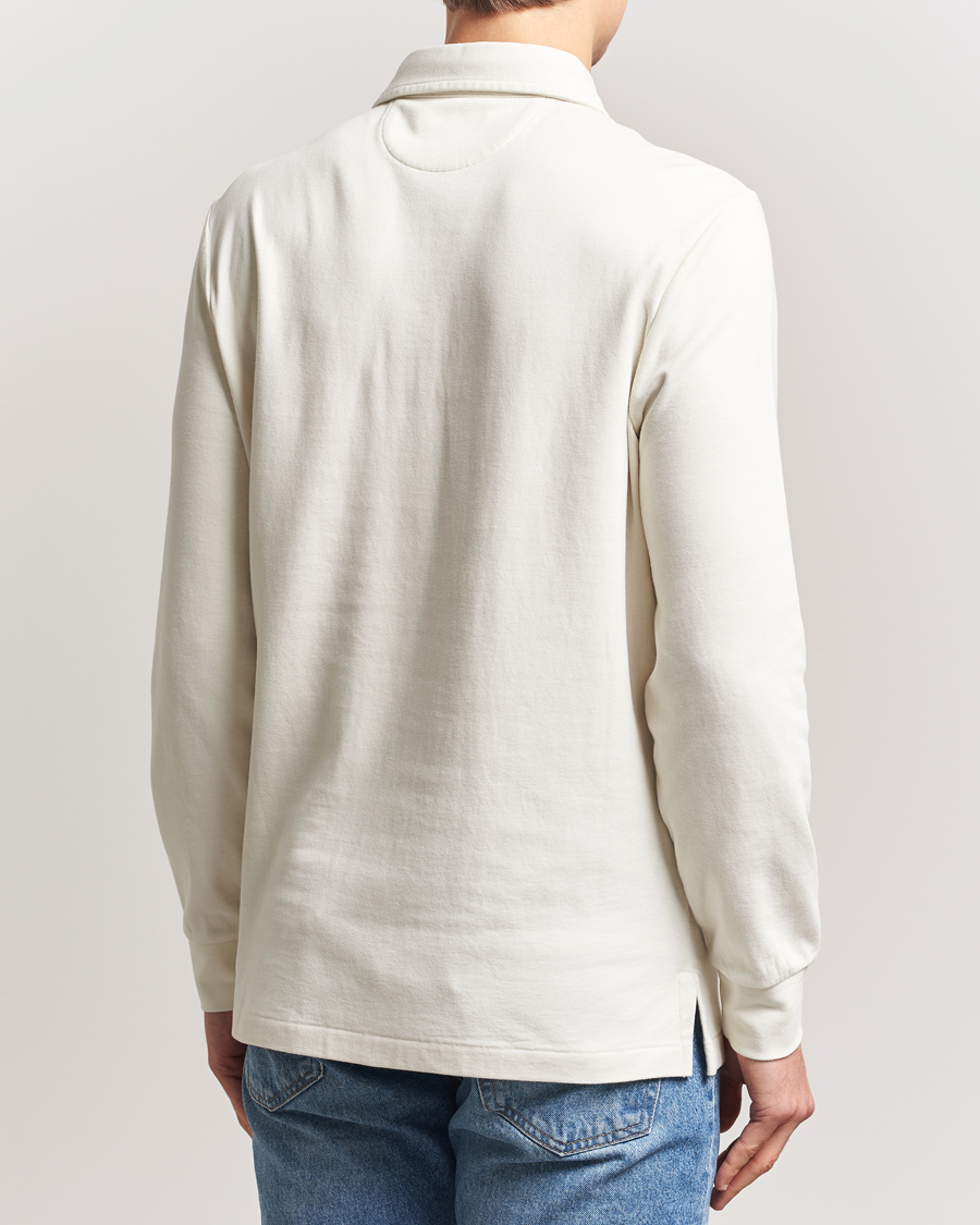 Heren | Polo's | Polo Ralph Lauren | Double Knit Long Sleeve Polo Parchment Cream