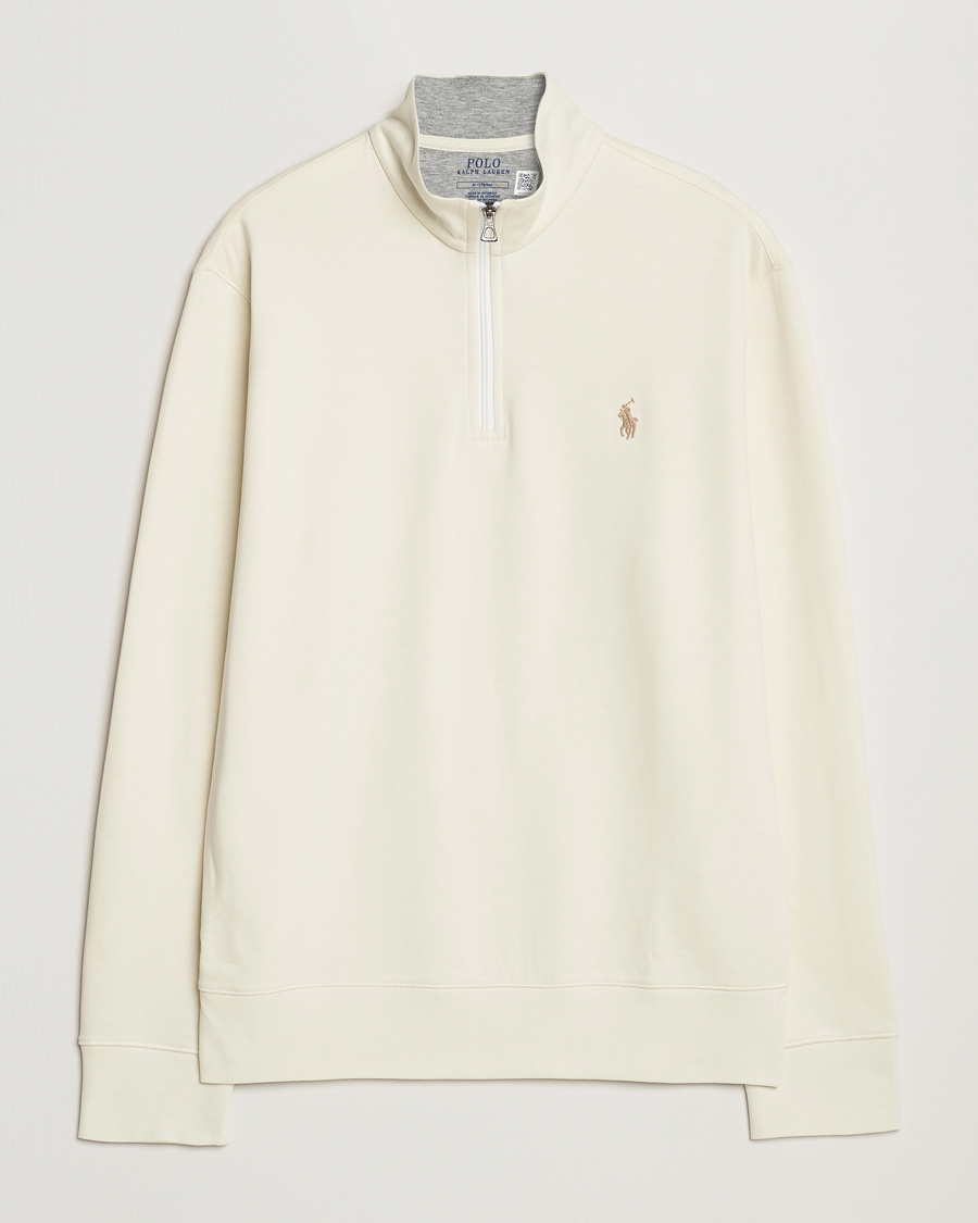 Heren | Truien | Polo Ralph Lauren | Double Knit Half-Zip Sweater Parchment Cream