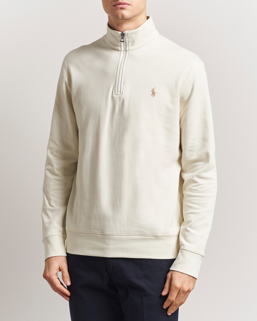 Heren | Truien | Polo Ralph Lauren | Double Knit Half-Zip Sweater Parchment Cream