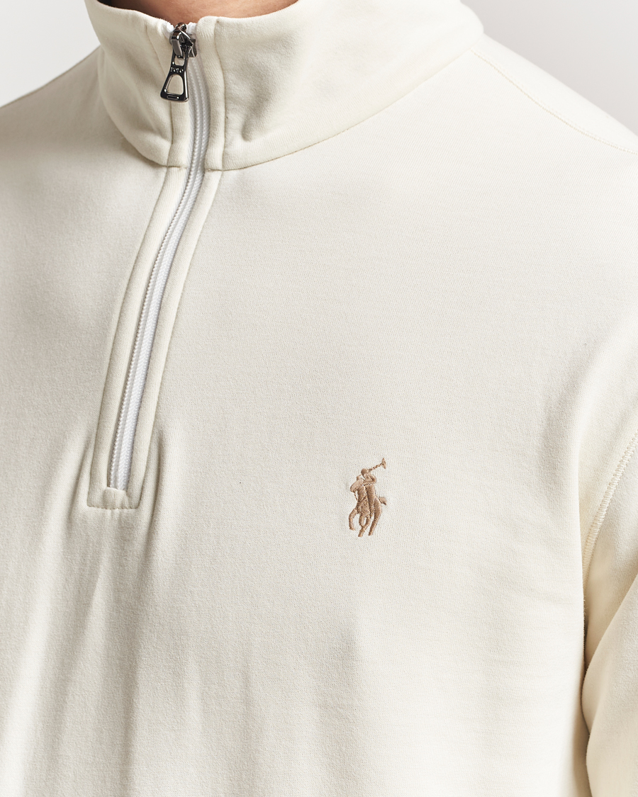 Heren | Truien | Polo Ralph Lauren | Double Knit Half-Zip Sweater Parchment Cream