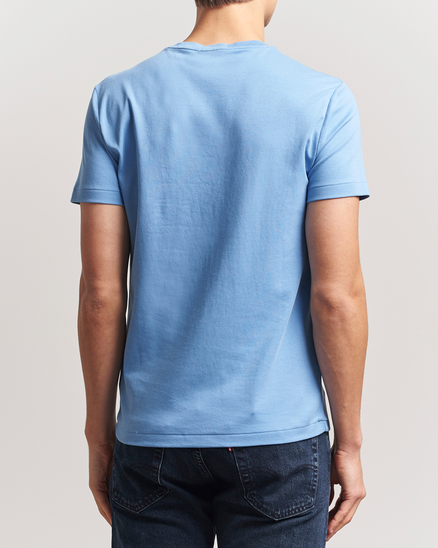Heren | T-shirts | Polo Ralph Lauren | Luxury Pima Cotton Crew Neck T-Shirt Sky Blue