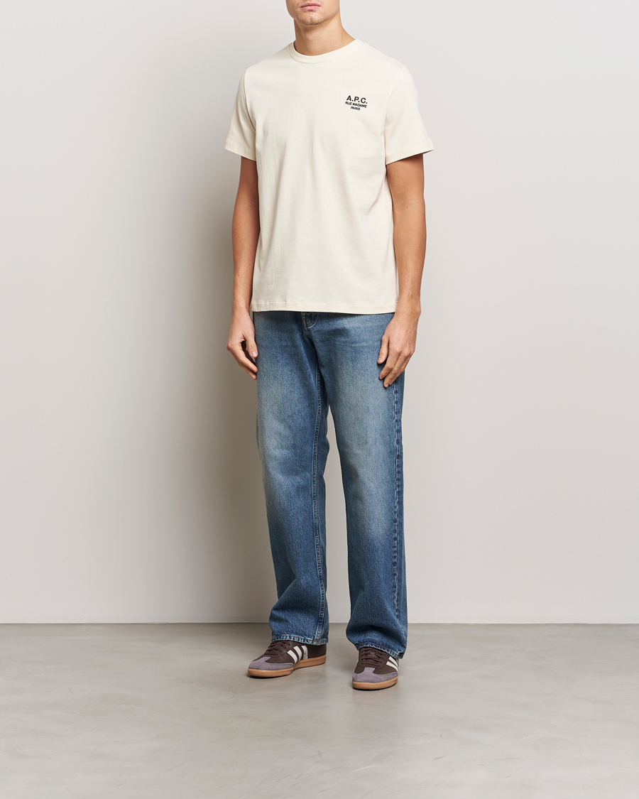 Heren | T-shirts | A.P.C. | Rue Madame T-Shirt Ecru